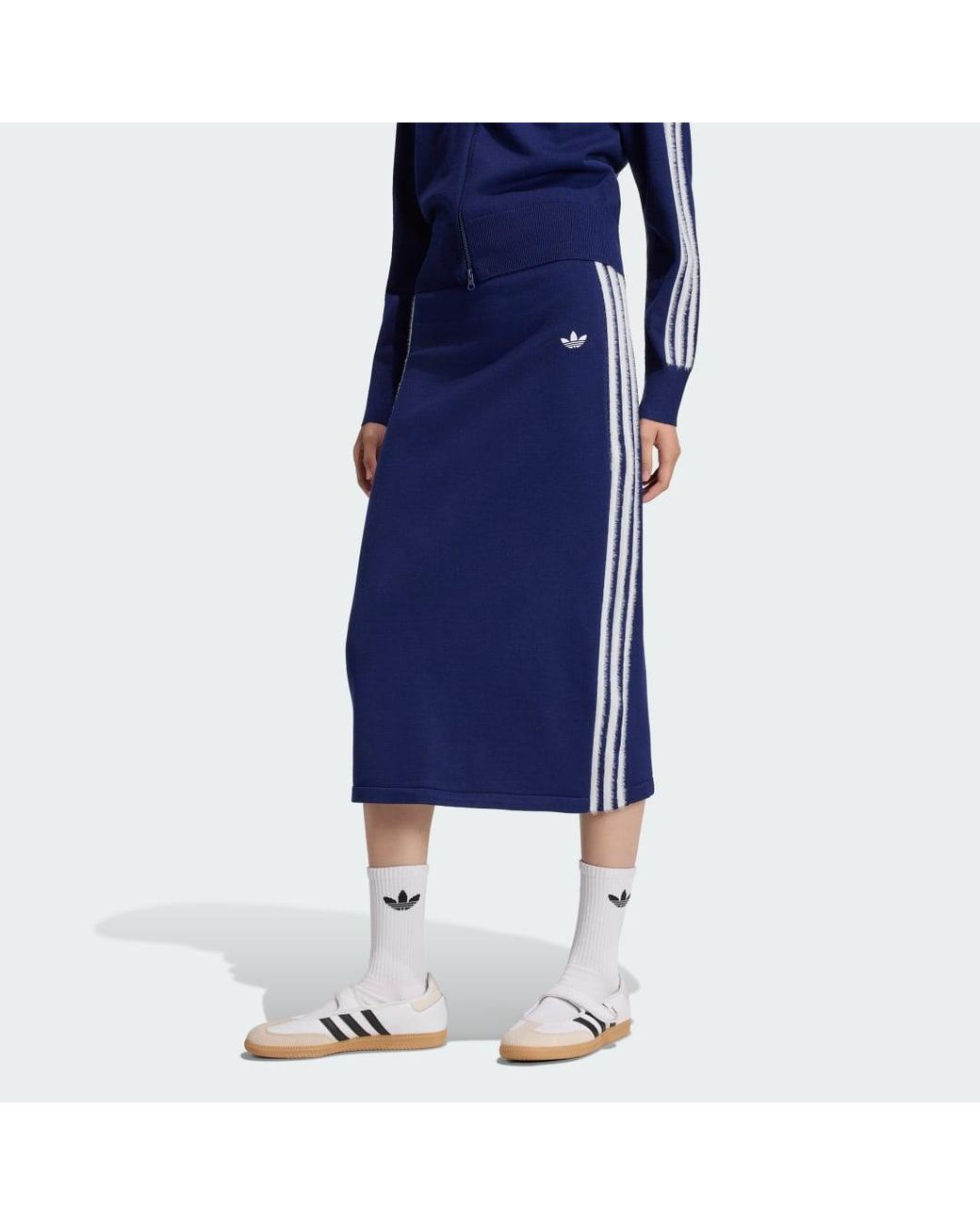 Adidas Originals Blue Knitted Skirt