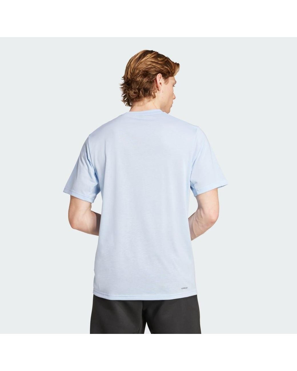Adidas Blue Train Essentials Feelready Training T-Shirt for men
