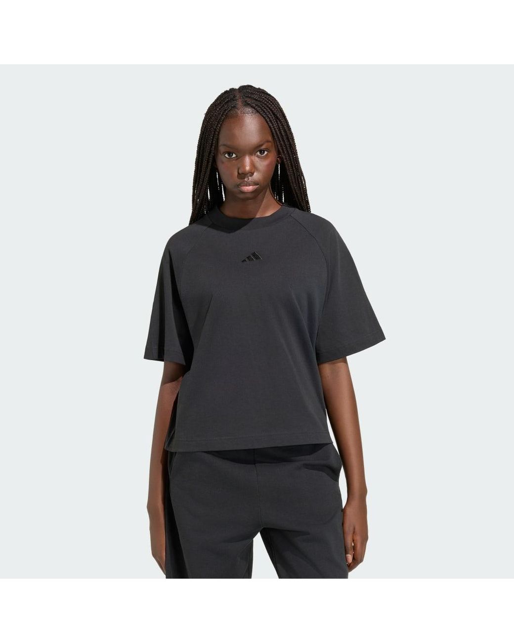 Adidas Black Kit Small Logo T-Shirt
