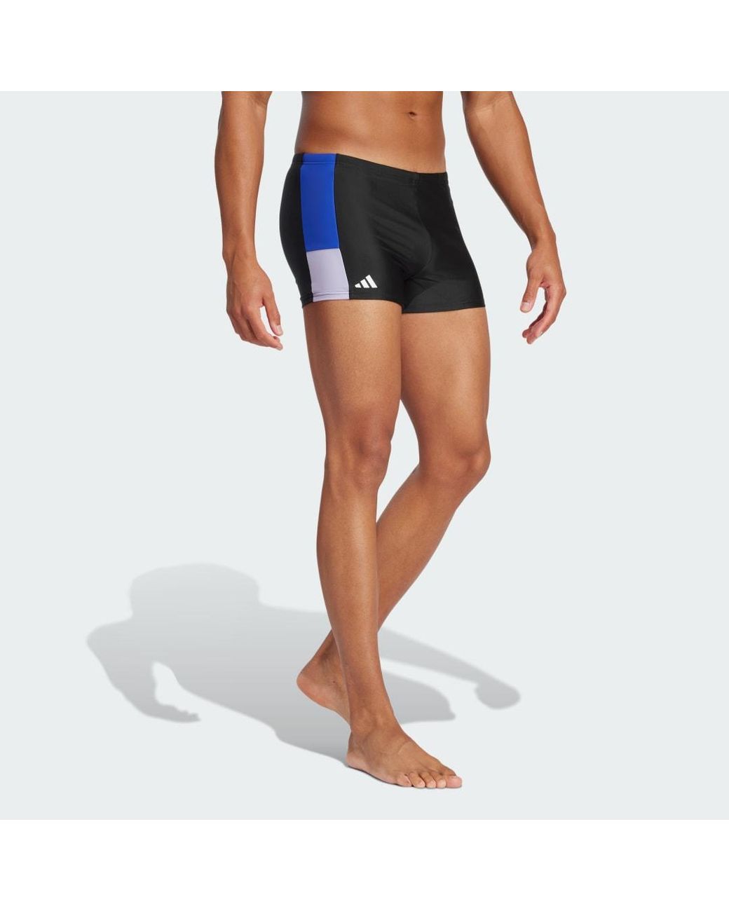 Adidas Blue Colorblock Swim Boxers for men