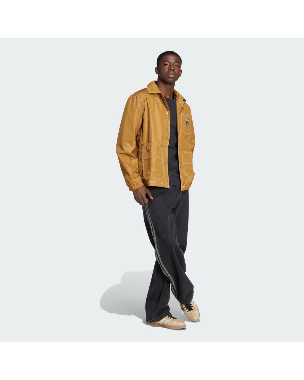 Adidas Metallic Wabash Regular Coach Jacket for men