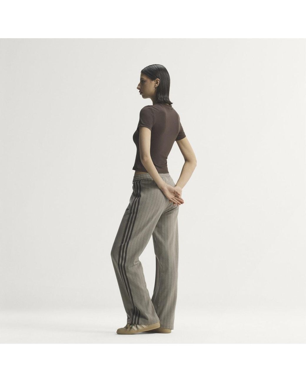 Adidas Gray Trackpant Og Tweed
