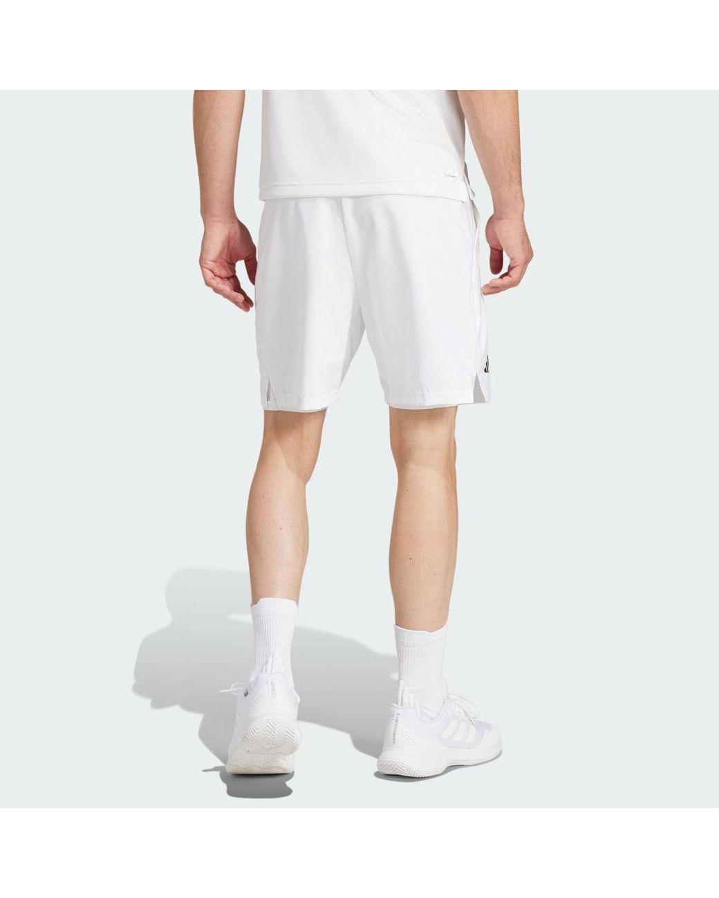 Adidas White Club Tennis Climacool 2-In-1 Shorts for men