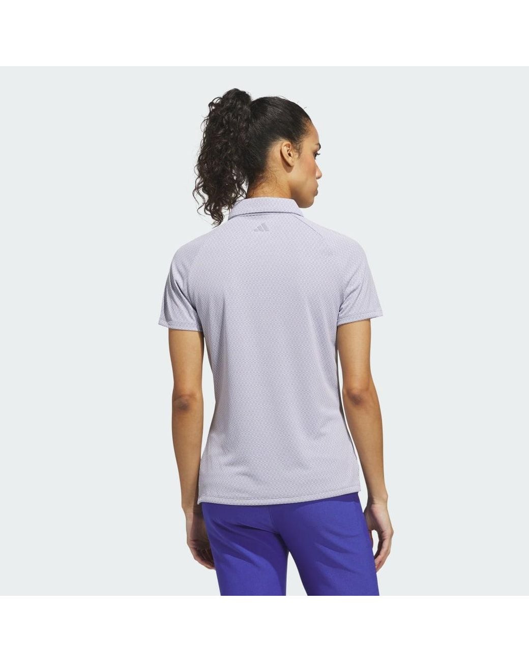 Adidas White Ultimate365 Melange Climacool Polo Shirt