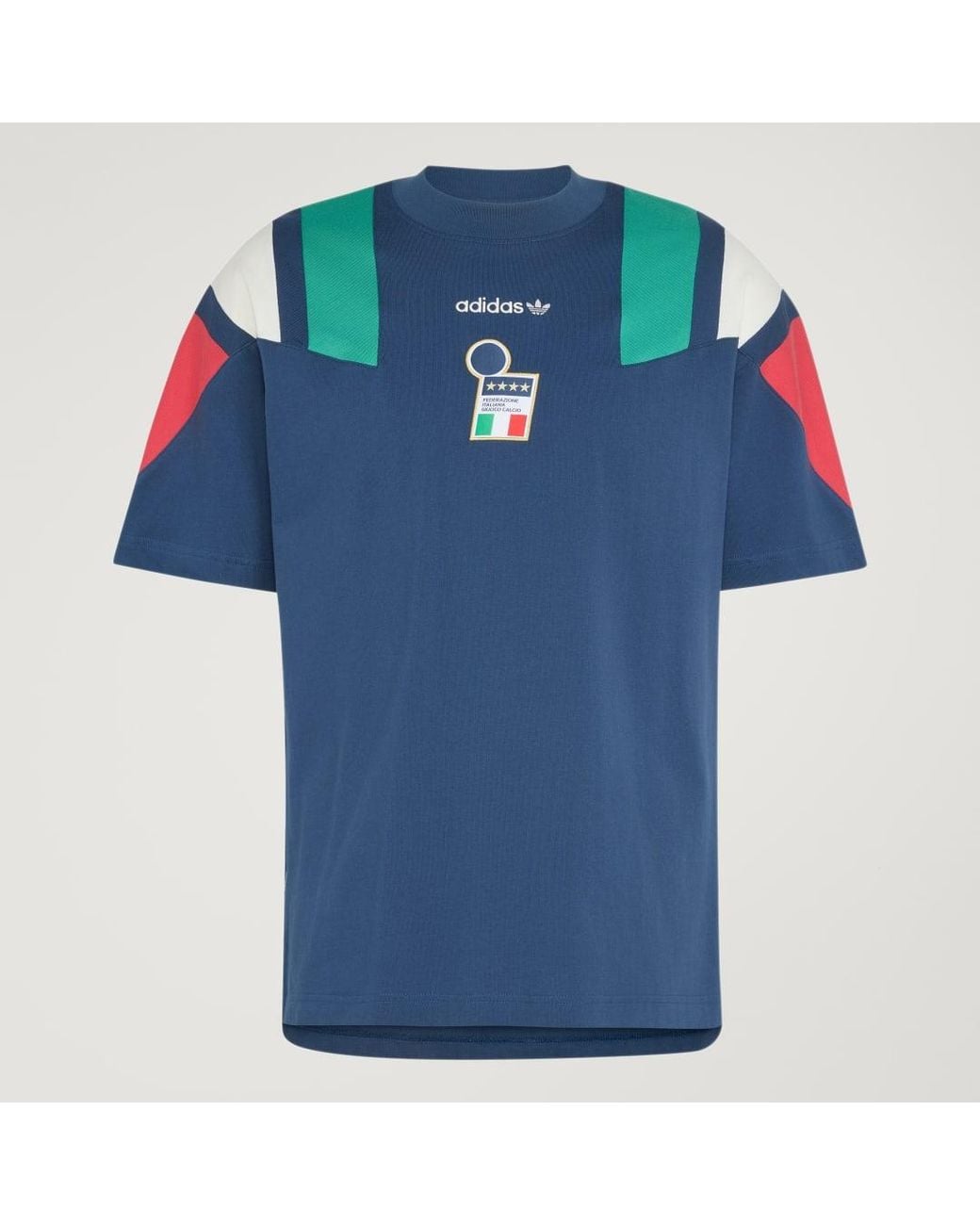 Adidas Blue Italy Eqt T-Shirt for men