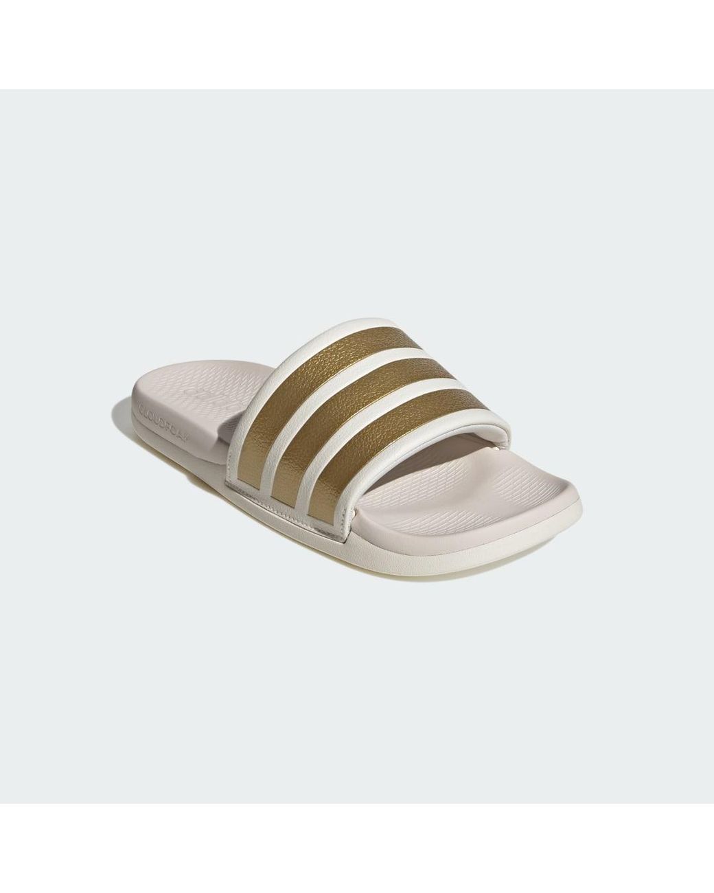Adidas Metallic Adilette Comfort 2.0 Slides