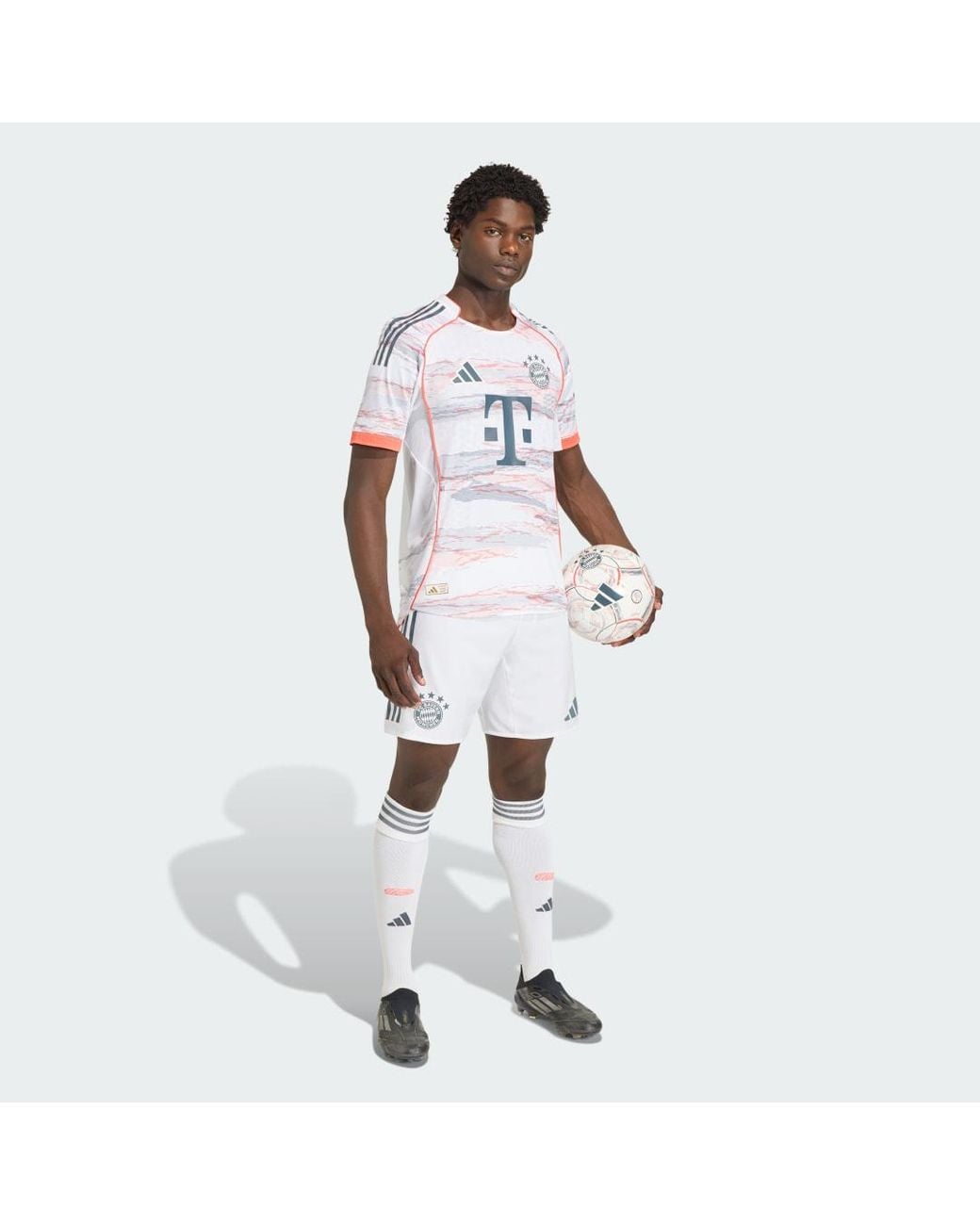 Adidas White Fc Bayern 2025/2026 Away Authentic Shorts for men