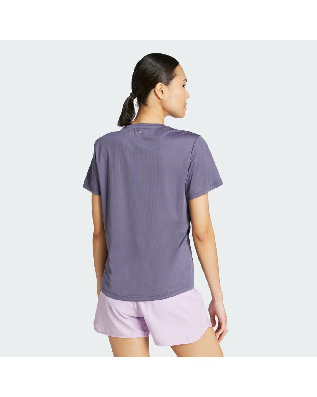 Adidas Purple Run It Tee