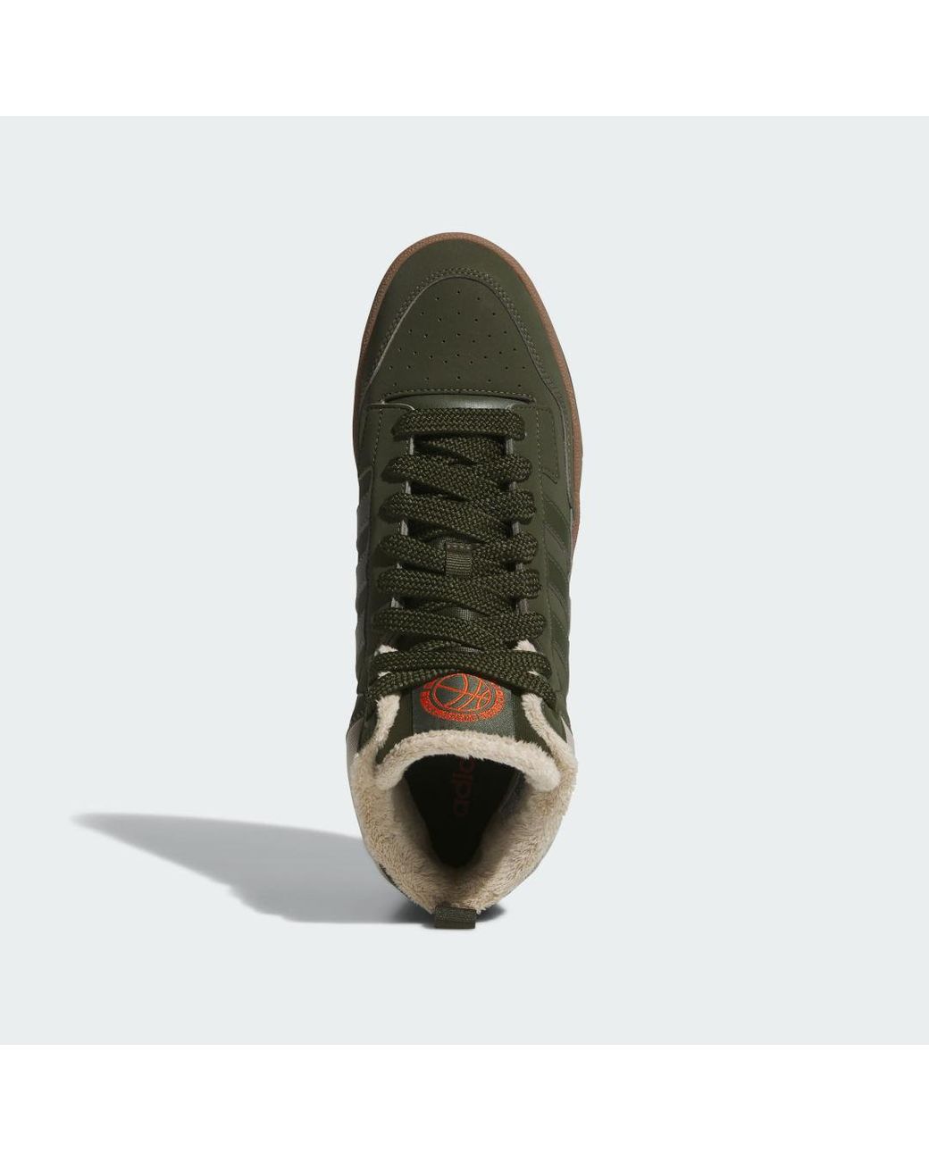 Adidas Green Rapid Court Mid Winterized Shoes
