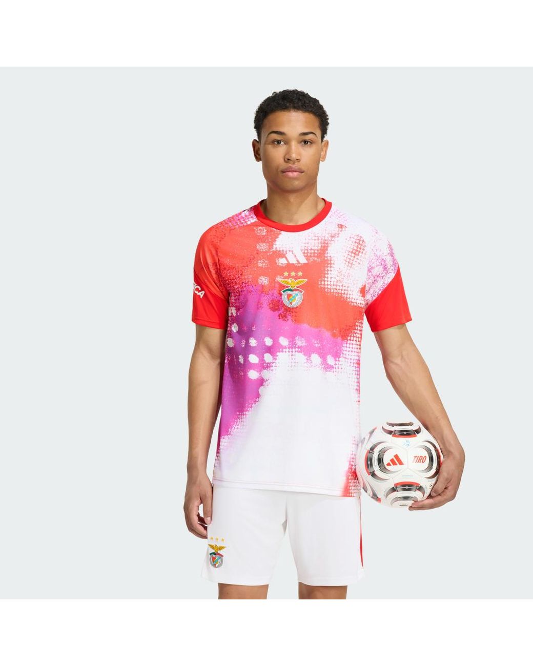 Adidas Red Sl Benfica 26/27 Pre Match Jersey for men