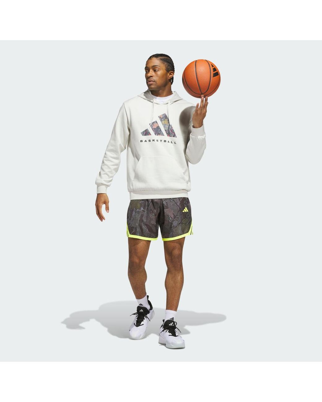 Adidas Blue Crazy Lite Camo Aop Short for men