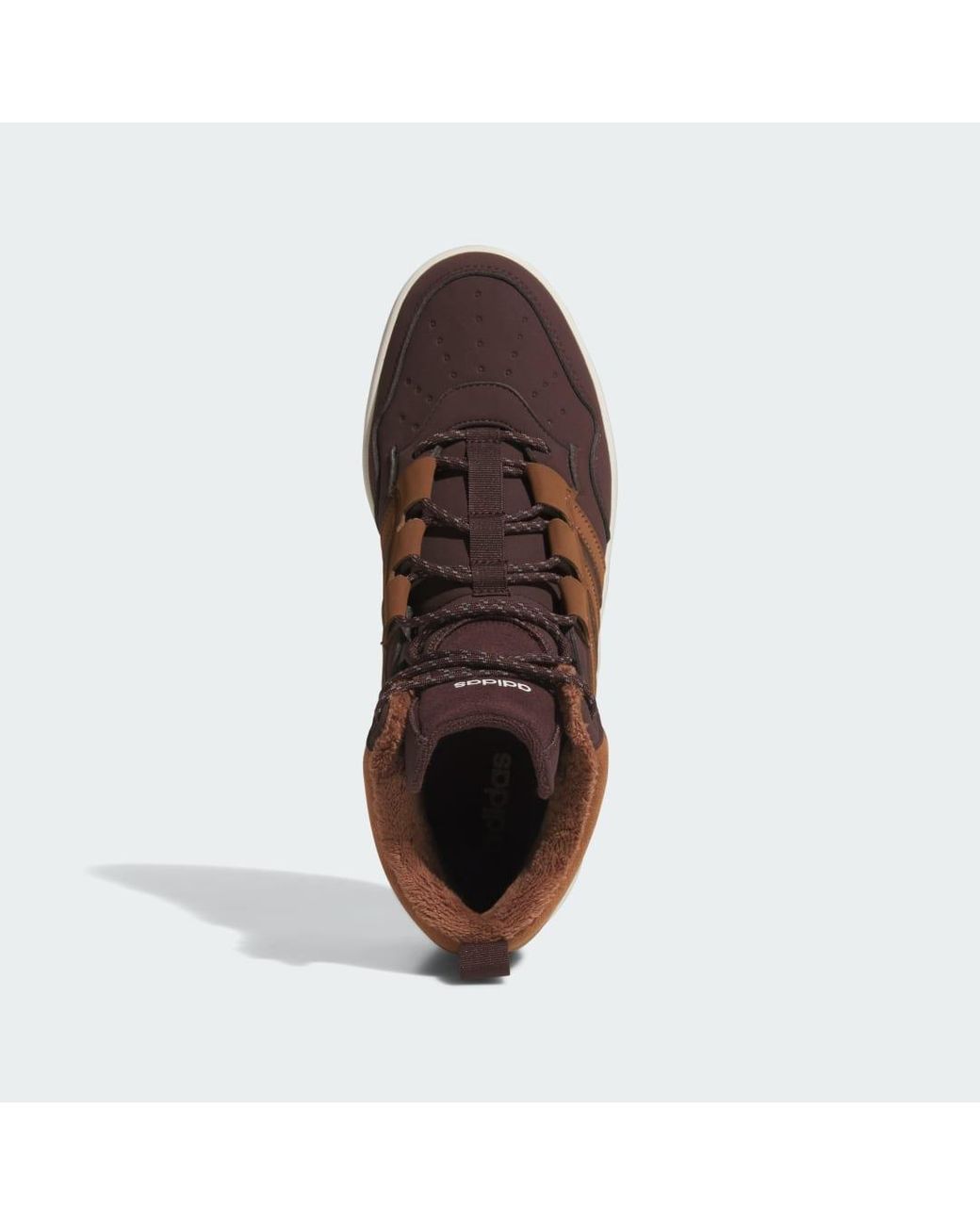Adidas Brown Hoops 4.0 Mid Shoes