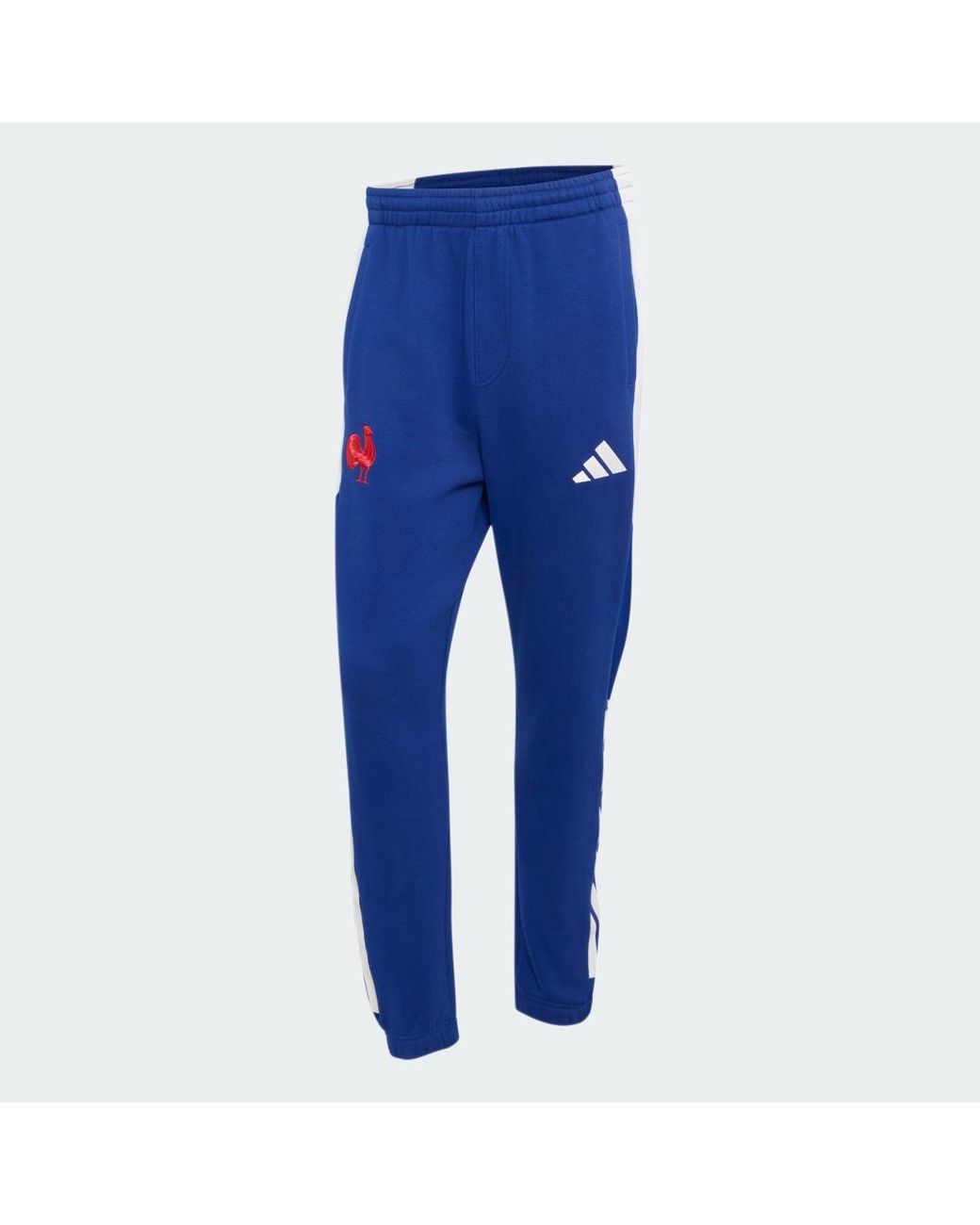 Adidas Blue France Rugby Travel Joggers for men