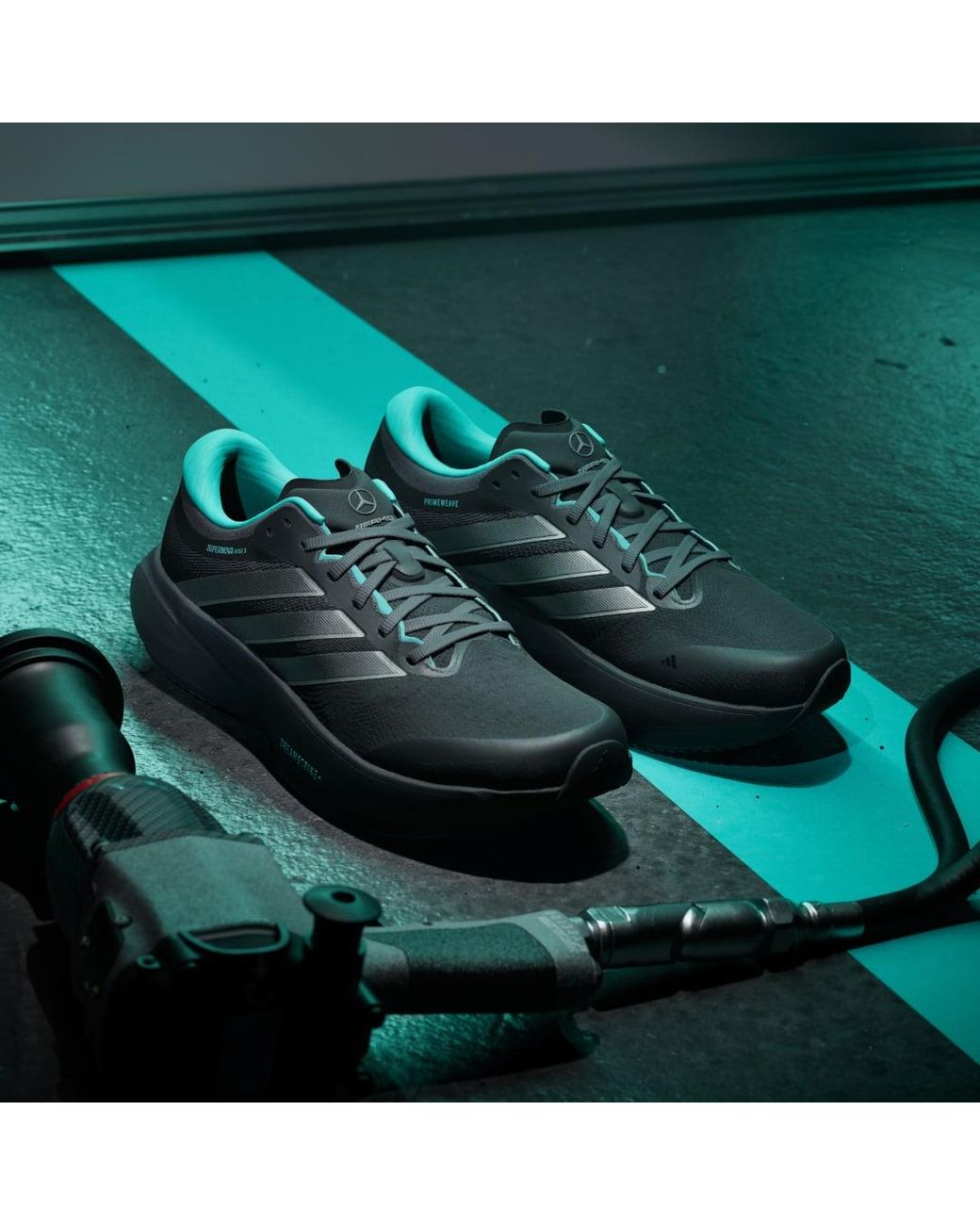 adidas gazelle silver green womens Adidas x Mercedes AMG Petronas F1 Team Supernova Rise 'Core Black/Semi Mint  Rush' -Originally $150.00 -