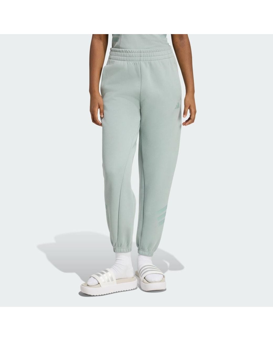 Adidas Green Future Icons 3-Stripes Tracksuit Bottoms