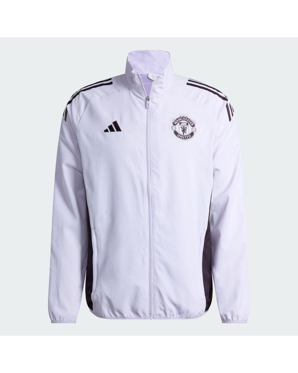 Adidas Blue Manchester United Tiro 25 Competition Presentation Jacket for men