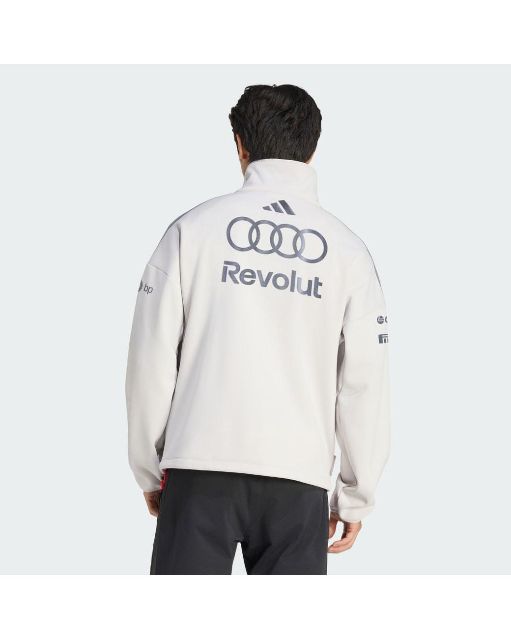 Adidas White Audi Revolut F1 Team Engineers &Amp; Marketing Track Top for men