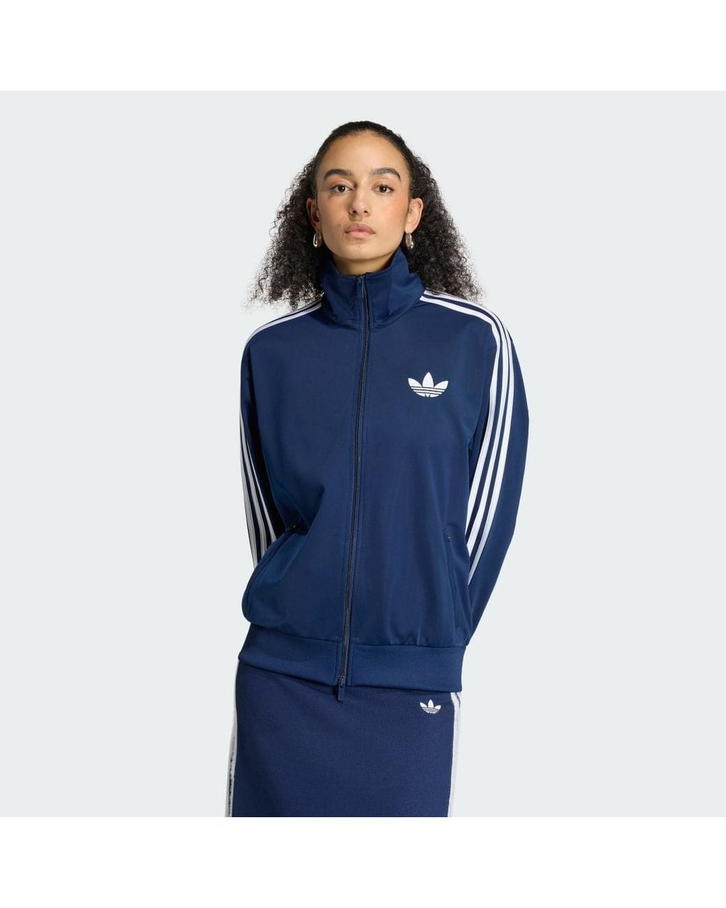 Adidas Blue Firebird Track Top Loose