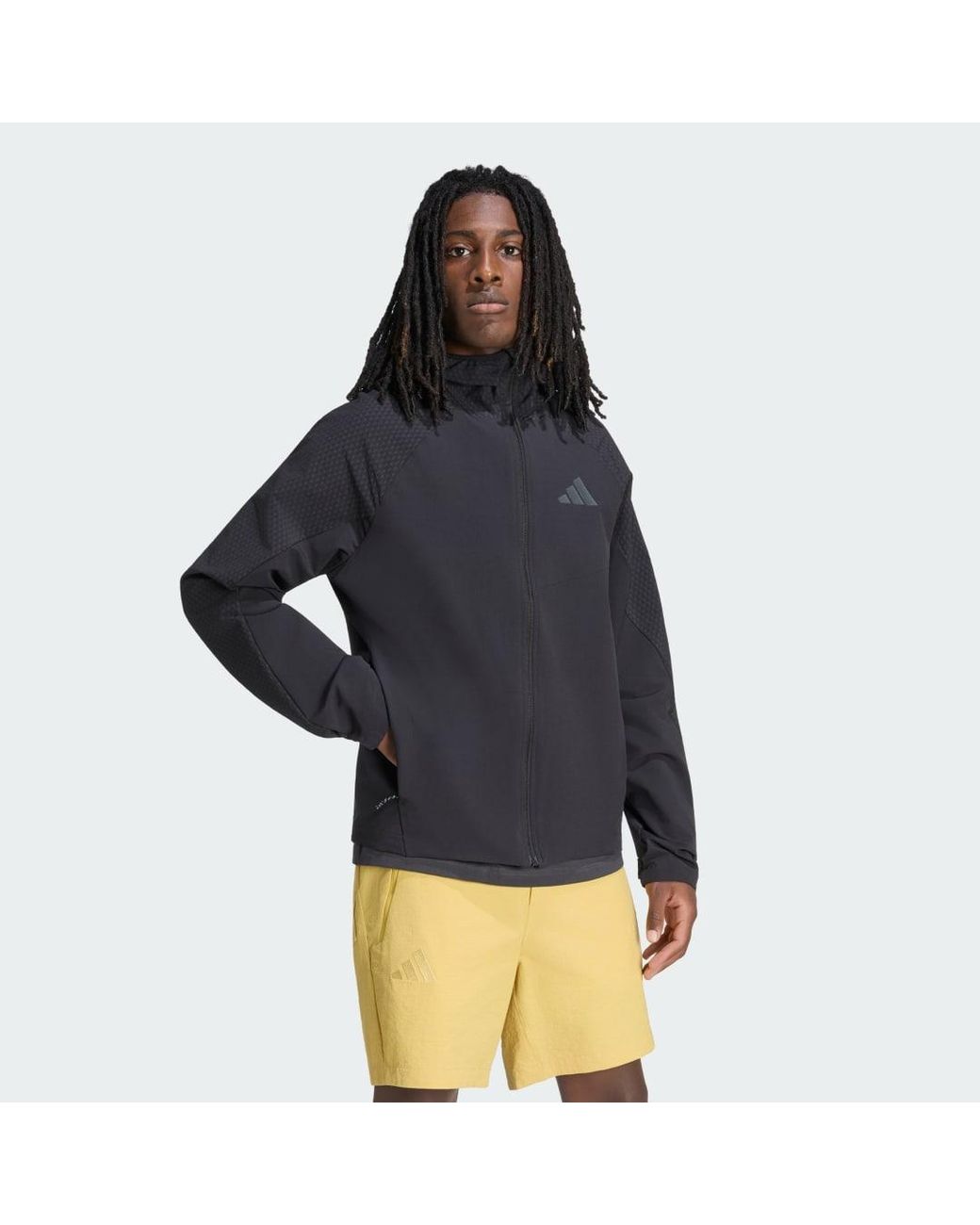 Adidas Black Terrex Multi Climawarm Softshell Jacket for men