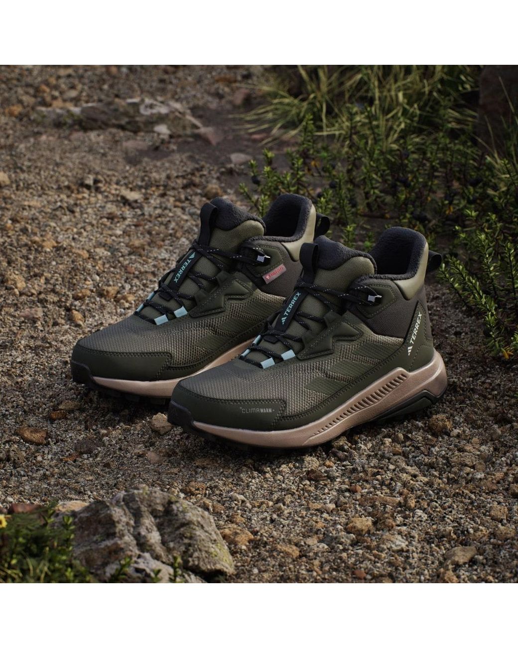Adidas Green Terrex Anylander Climawarm+ Hiking Shoes