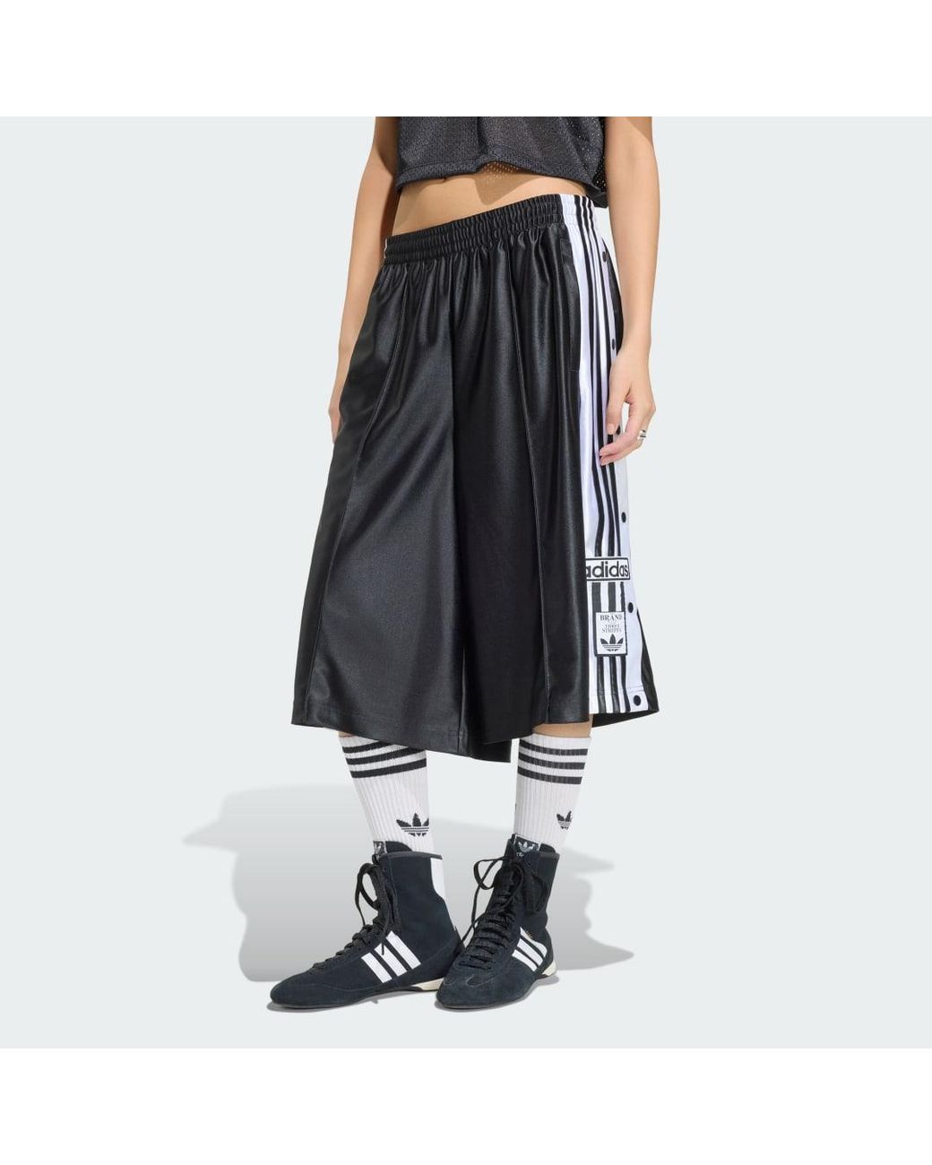 Adidas Black Adibreak Elongated Short