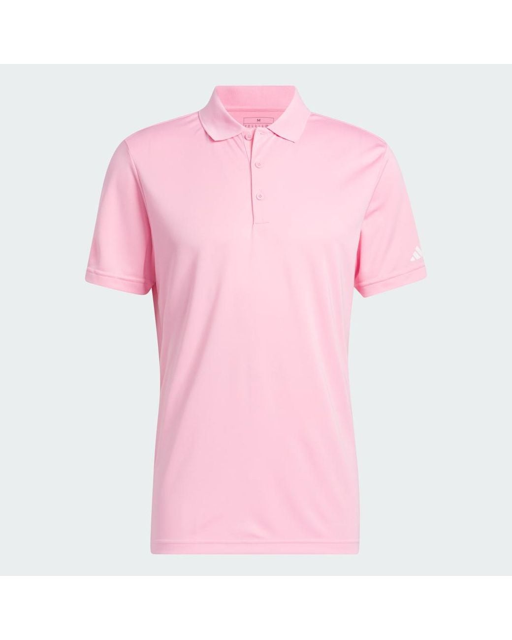 Adidas Pink Core Performance Primegreen Polo Shirt for men
