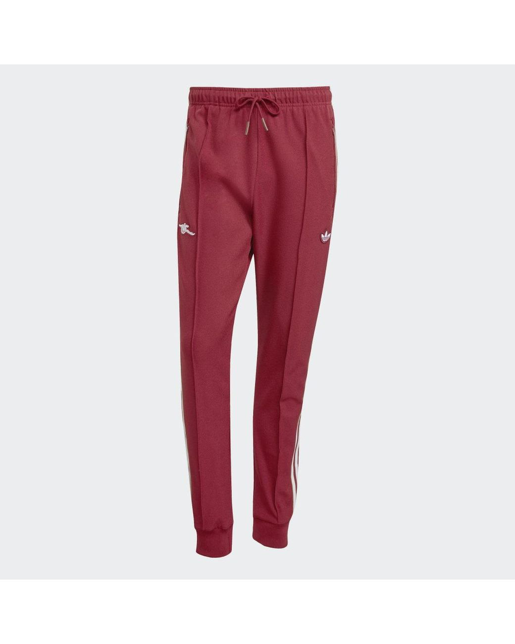 Adidas Red Arsenal Terrace Icons Track Pants for men