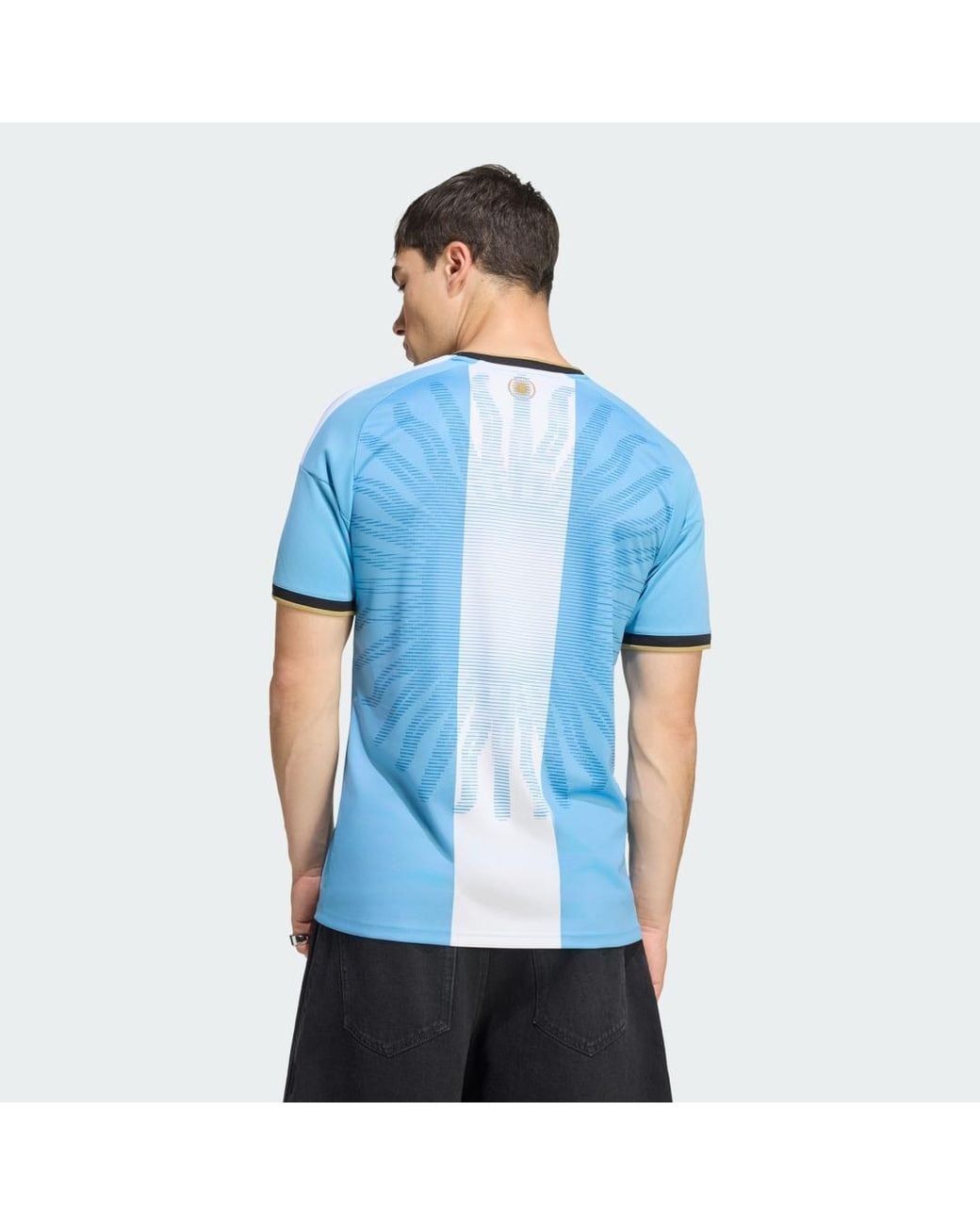Adidas Blue Argentina Messi 26 Jersey for men