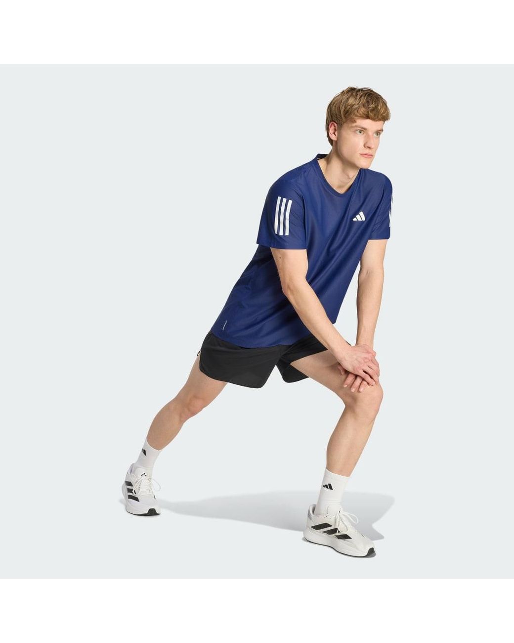 Adidas Blue Own The Run T-shirt for men