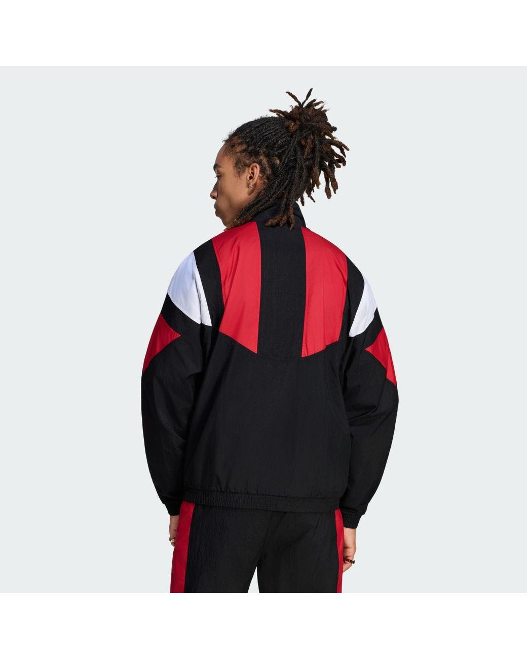 Adidas Originals Red Manchester United Eqt Track Top for men