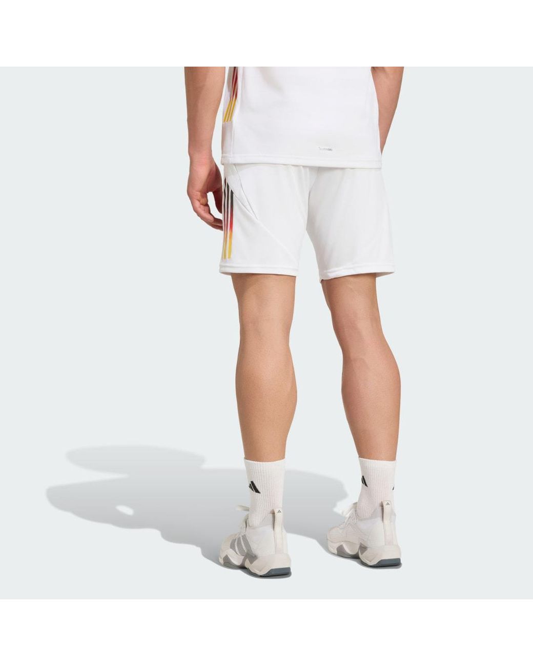 Adidas White Germany Hockey Home Shorts for men