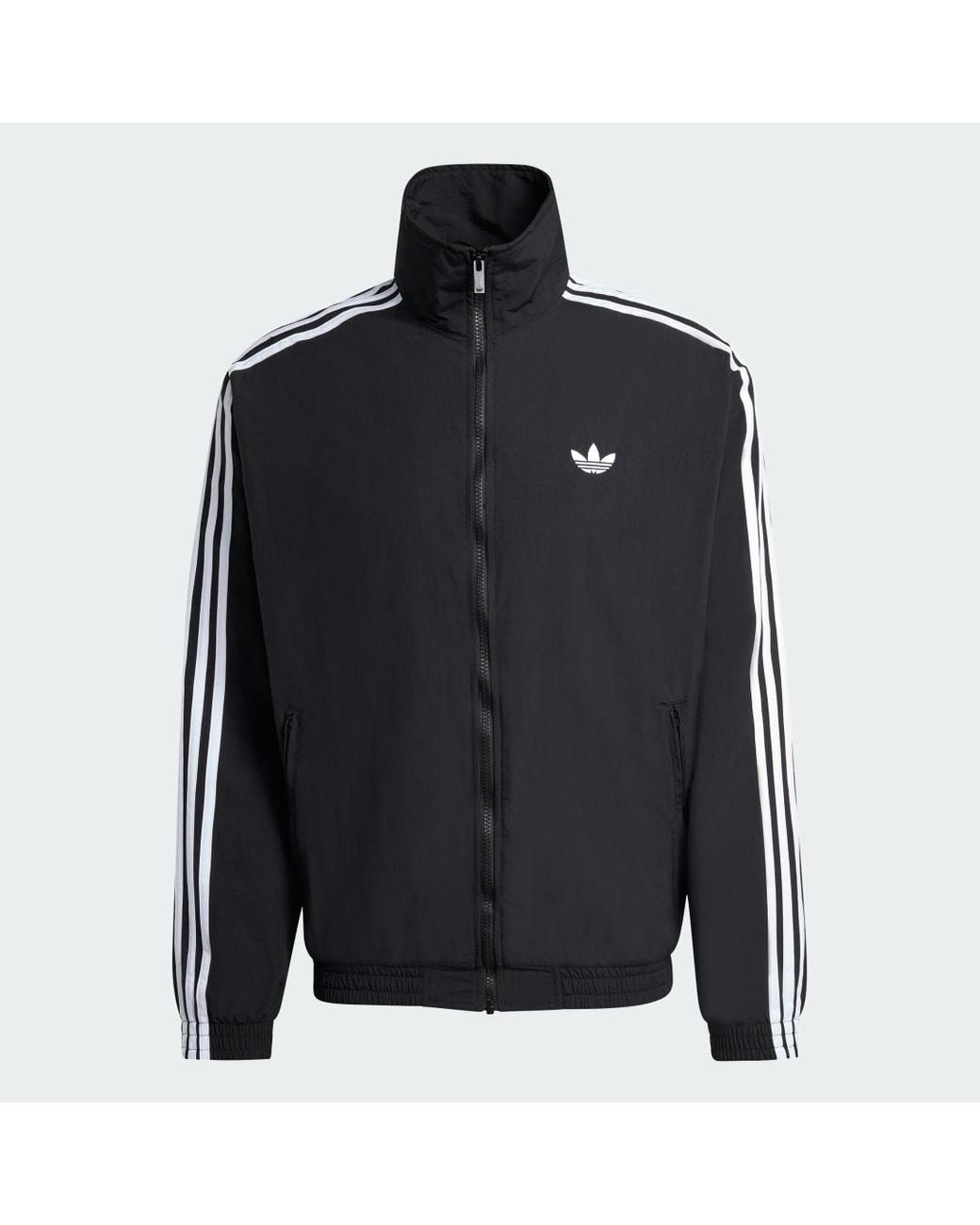 Adidas Black Firebird Woven Track Top for men