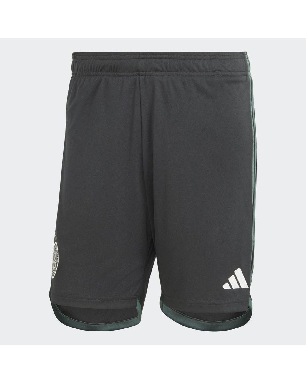 Adidas Originals Black Celtic Fc 23/24 Away Shorts for men