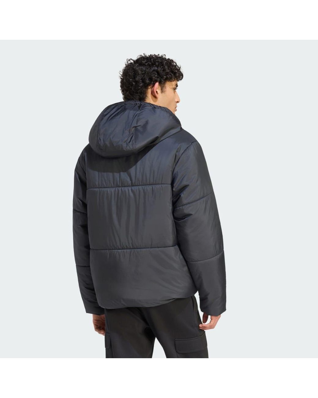 Adidas Blue Essentials Highloft Insulated Puffer Jacket for men