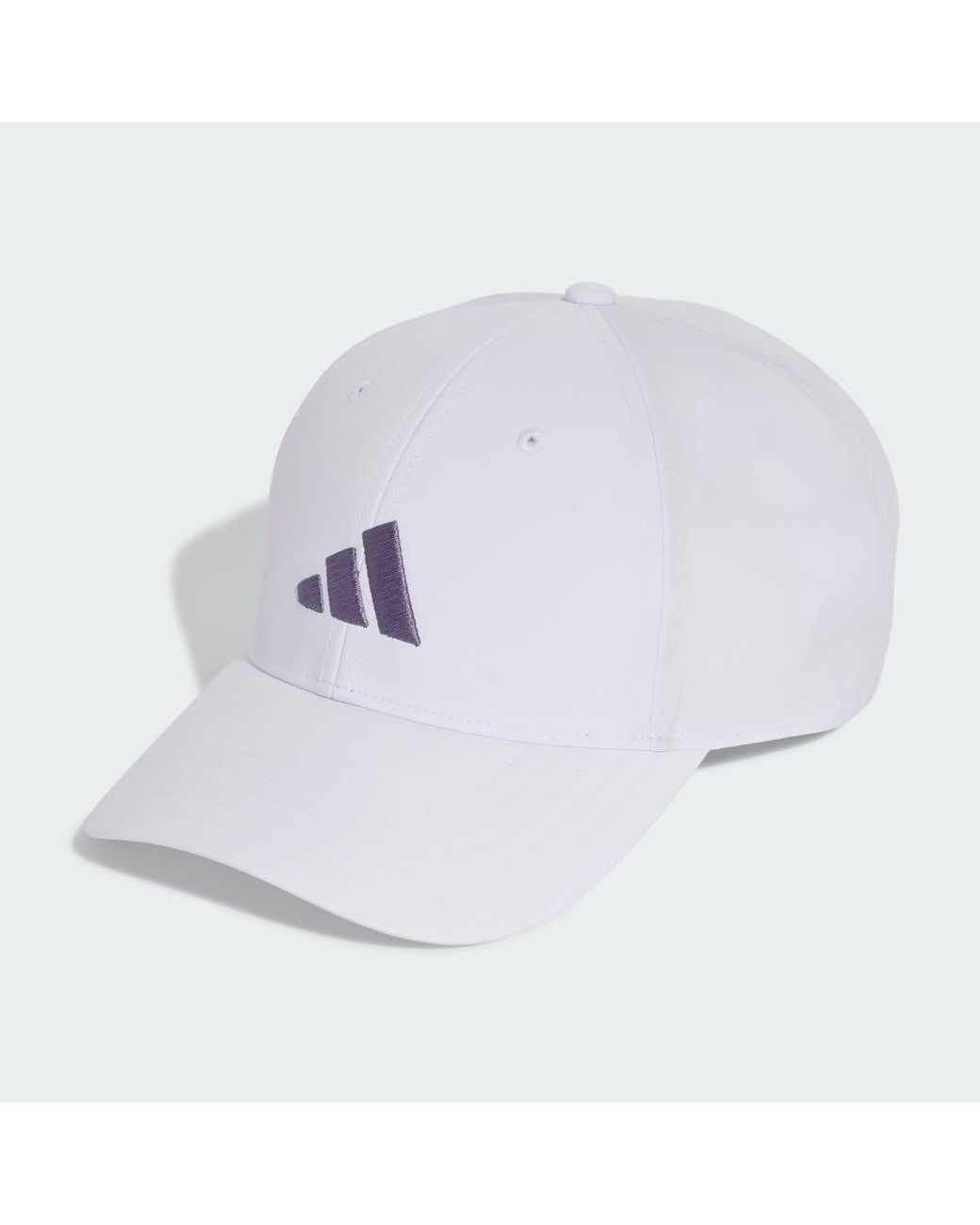 Adidas White New Logo Embroidered Baseball Cap