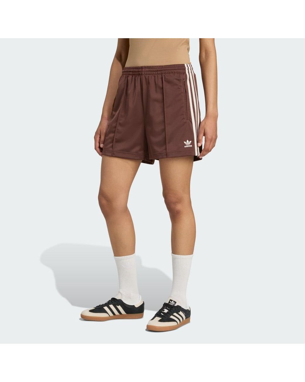 Adidas Brown Firebird Shorts