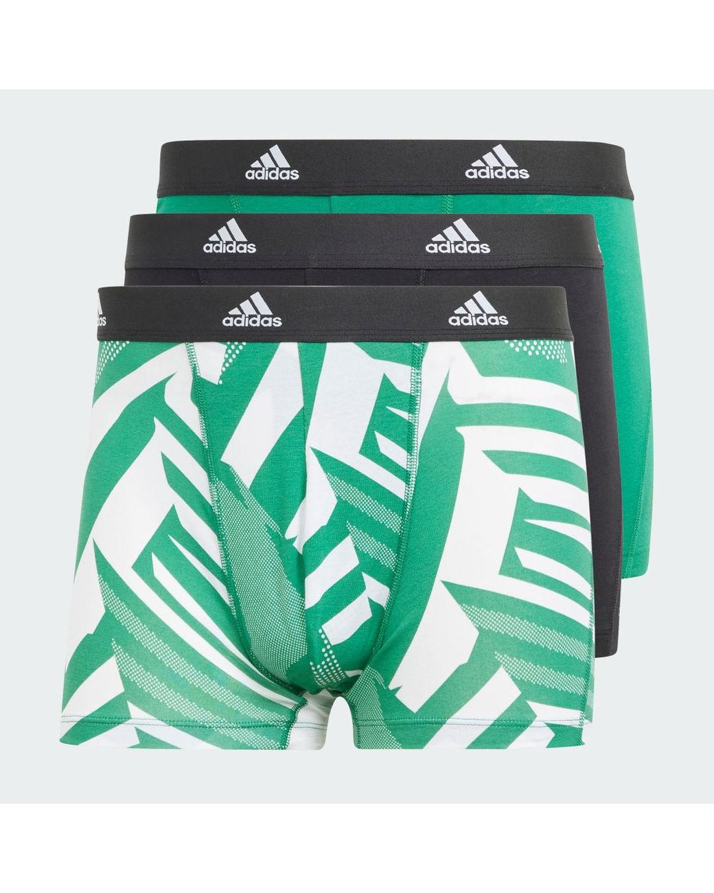 adidas Active Flex Cotton Boxer Ondergoed (3 Stuks) in het Groen voor heren  | Lyst BE