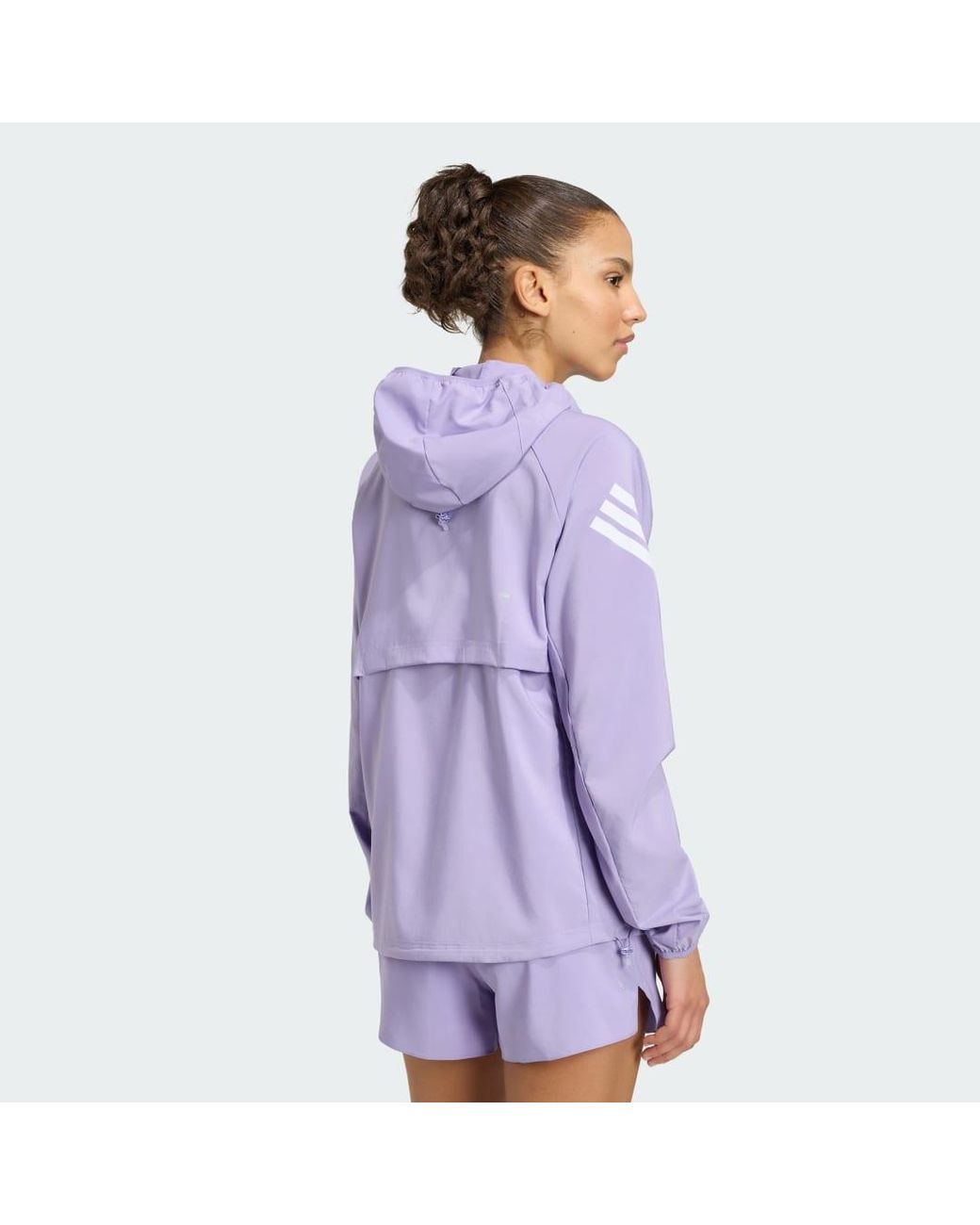 Adidas Purple Adi365 Iconic Running Jacket