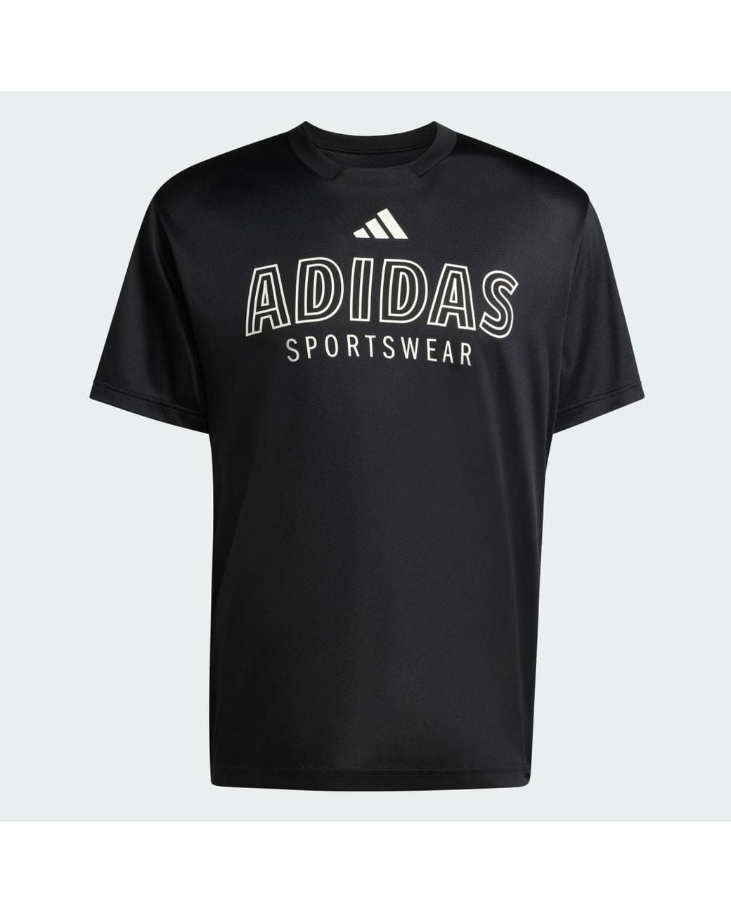 Adidas Black House Of Tiro Wordmark T-Shirt for men