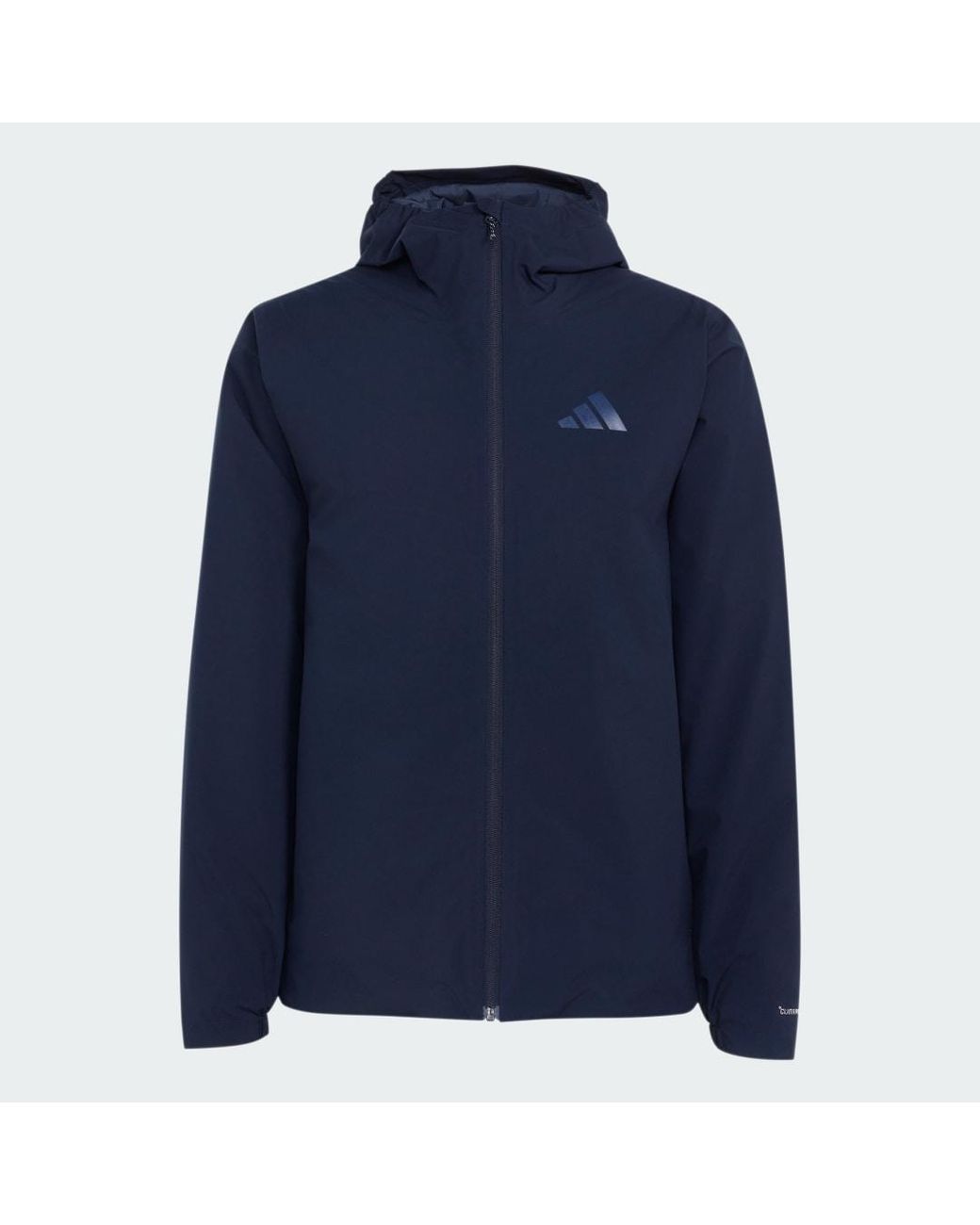 Adidas Blue Terrex Multi Essentials Climaproof Insulated Hooded Jacket for men