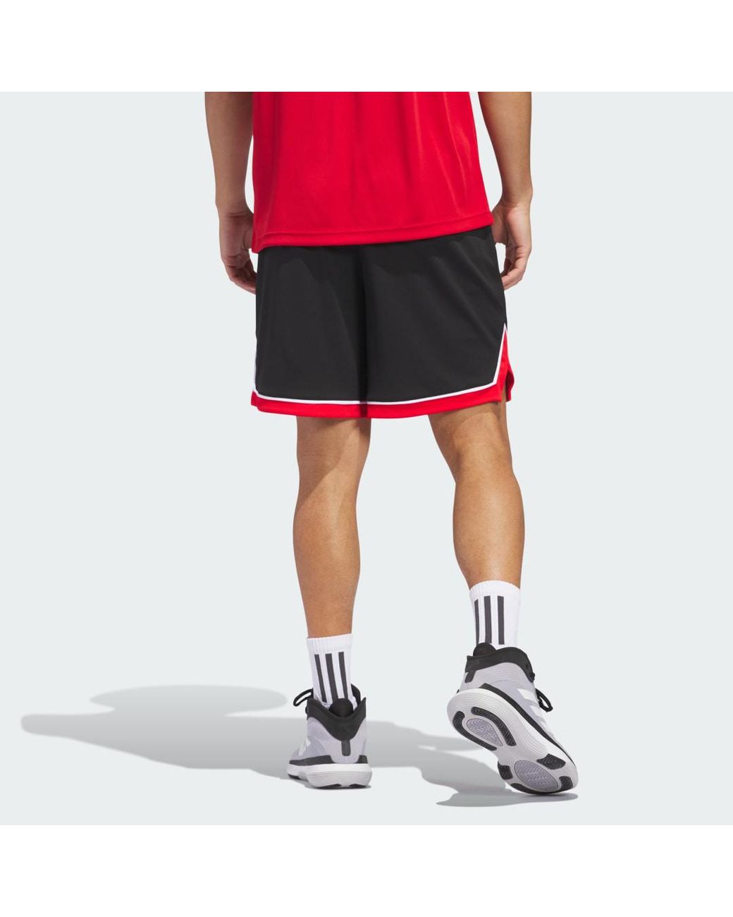 Adidas Red Basketball Badge Of Sport Shorts for men