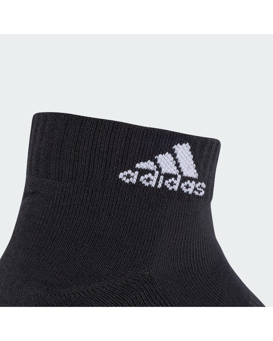 Adidas Black Cushioned Low-cut Socks 3 Pairs