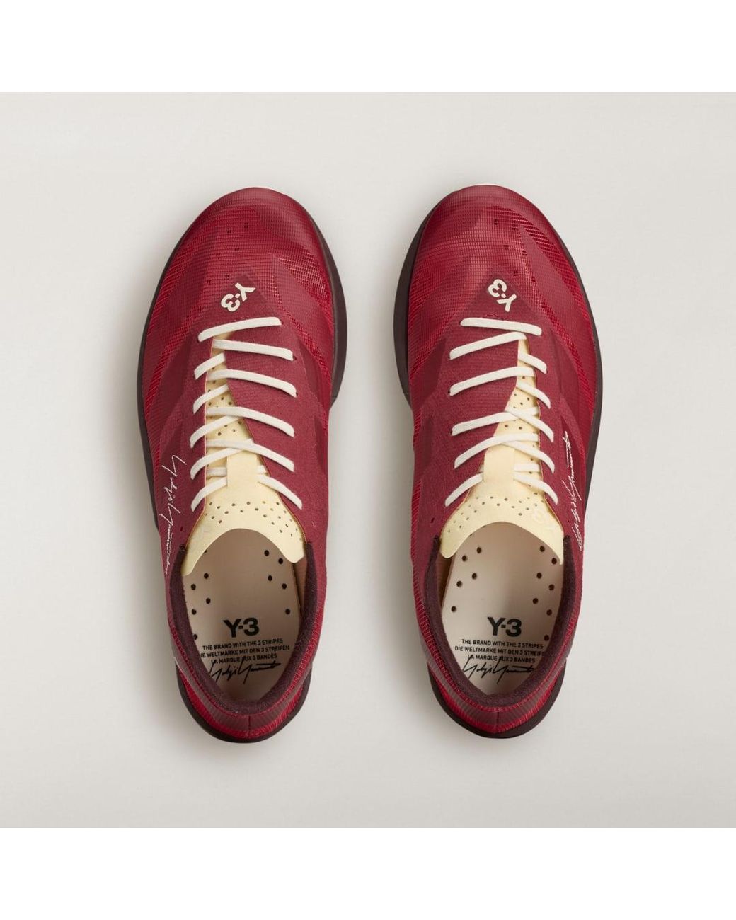 Adidas Red Y-3 Adizero Rc6 Trainers