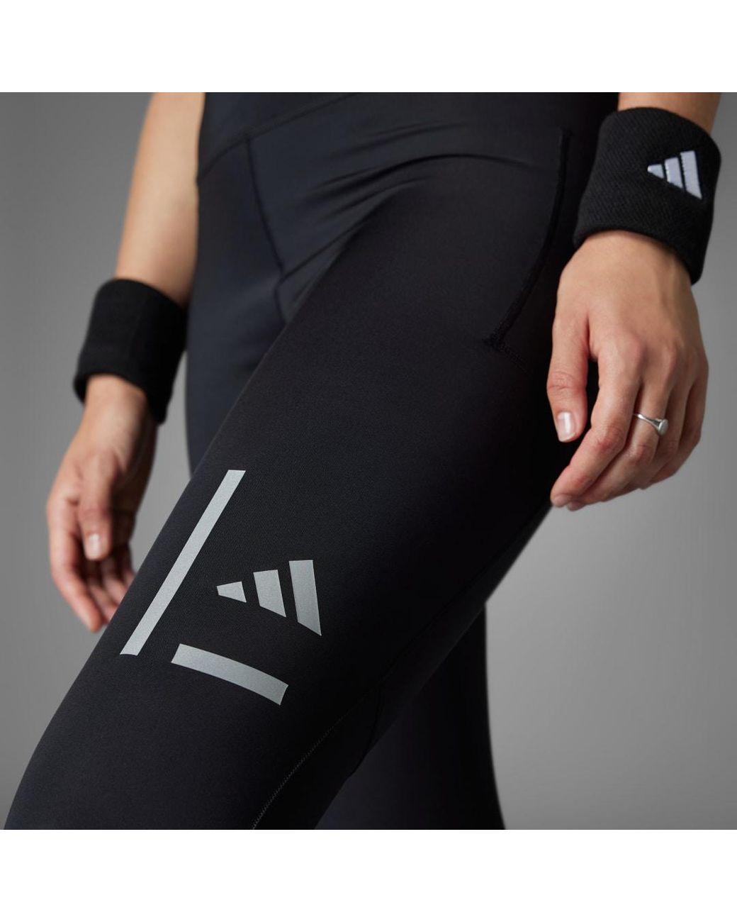 Adidas Black Ultimate Reflective 7/8 Leggings