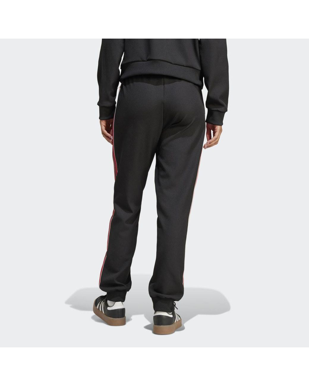 Adidas Gray Manchester United Terrace Icons Track Pants