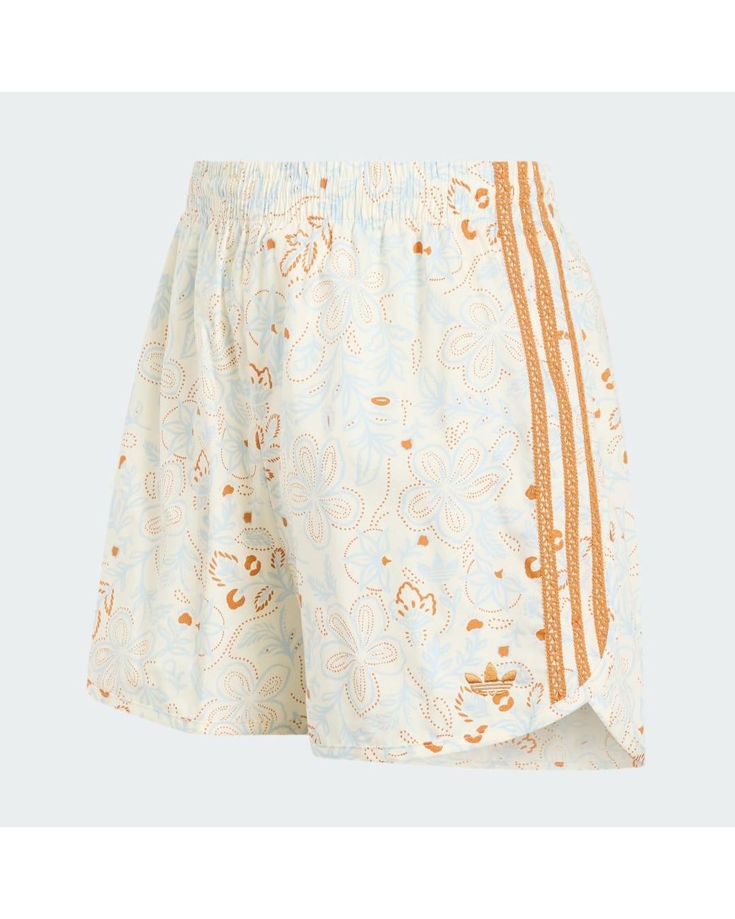 Adidas White Summer Glow Aop Shorts