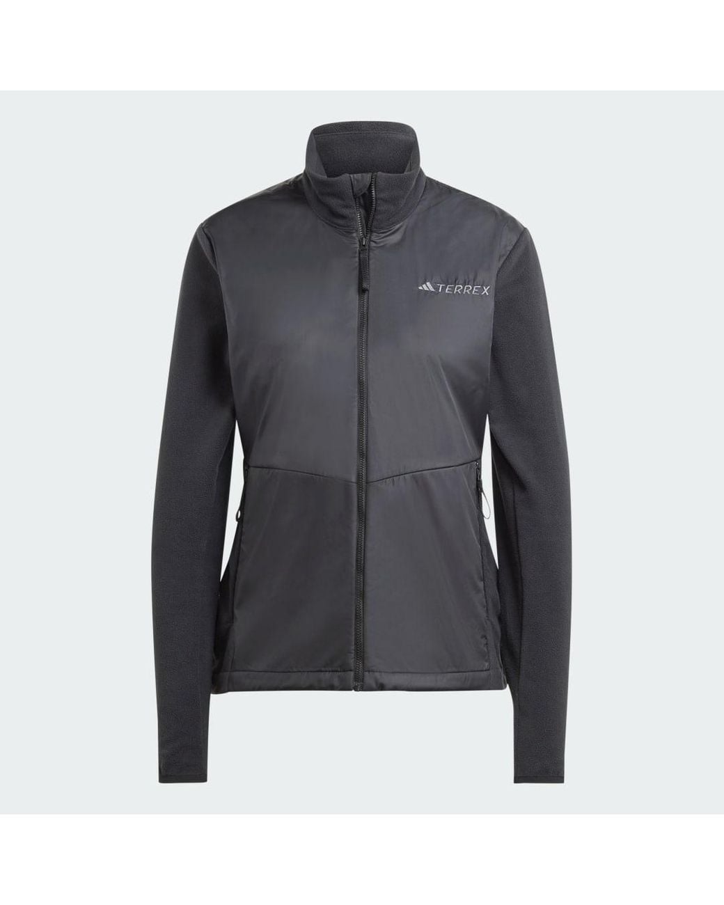 Adidas Gray Terrex Multi Wind Fleece Jacket