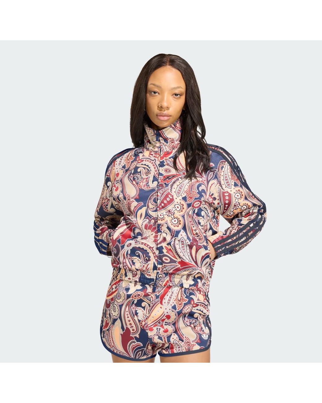 Adidas Multicolor Liberty London Firebird Satin Track Top