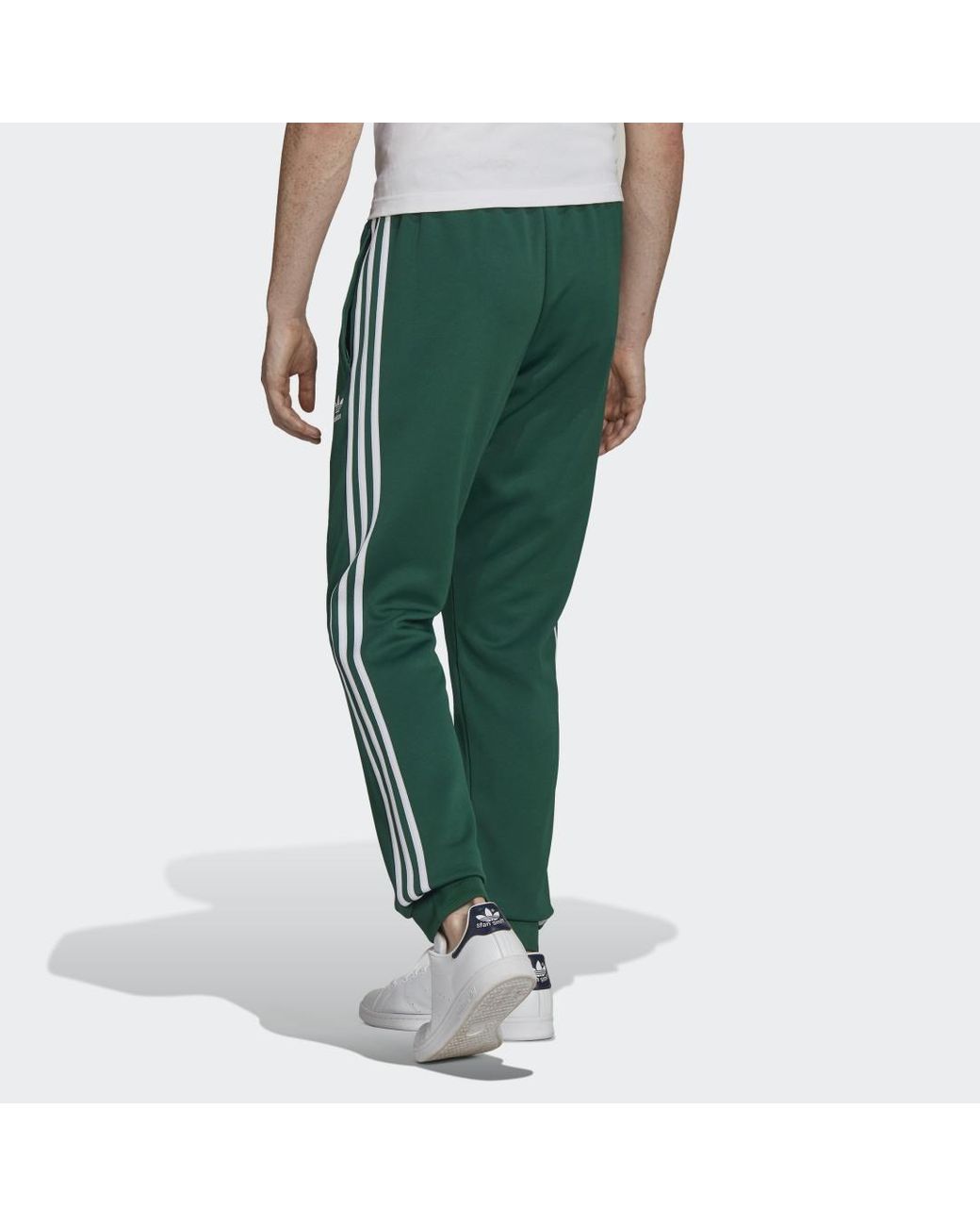 adidas Adicolor Classics Primeblue Sst Trainingsbroek in het Groen voor  heren | Lyst BE