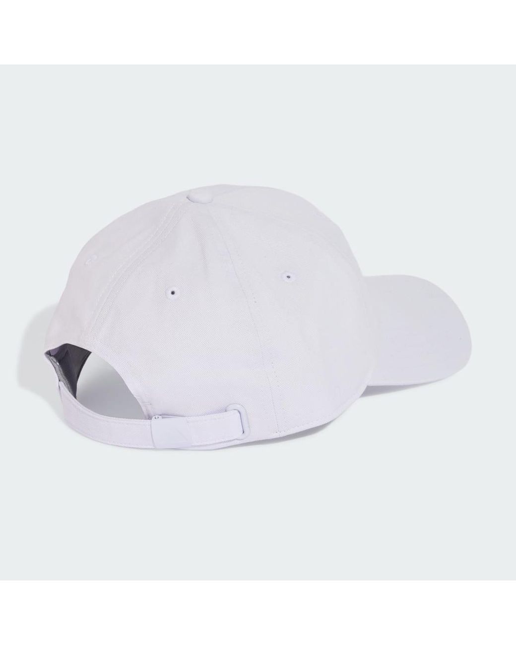 Adidas White Dad Cap Tonal Logo